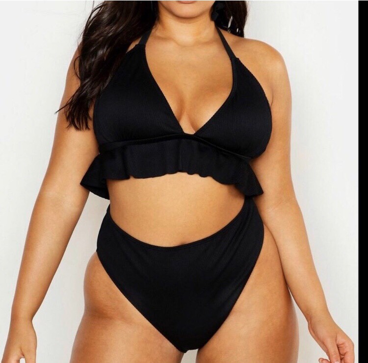 boohoo plus size beachwear
